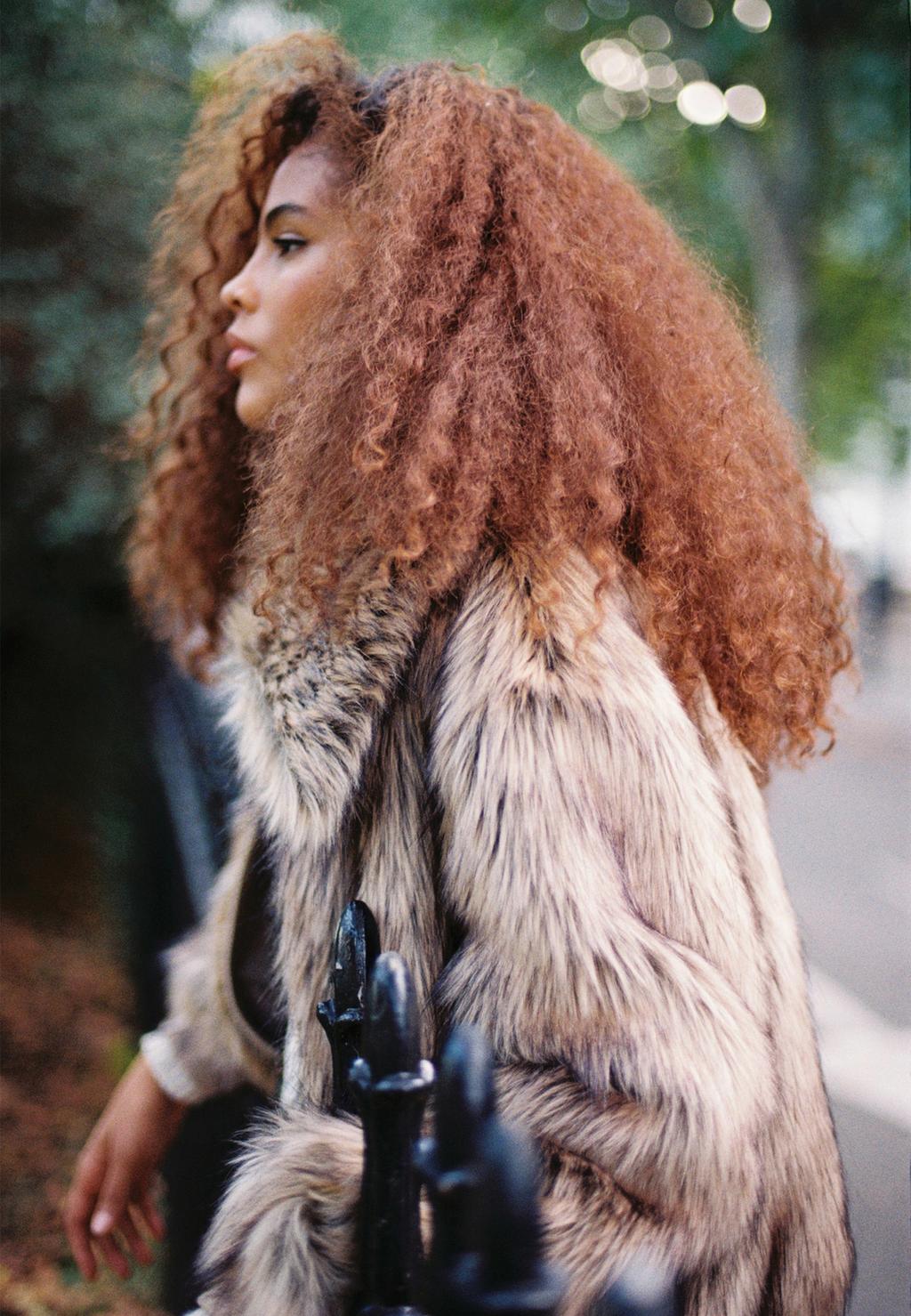 Cazadora efecto pelo