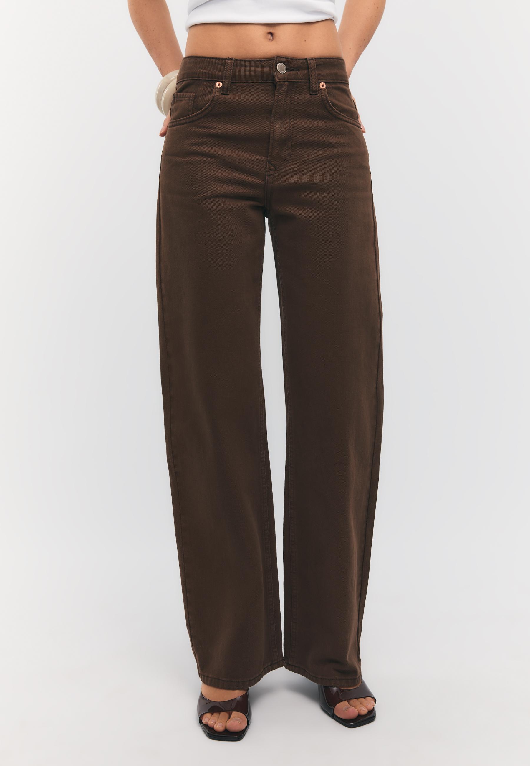 D92 straight geniş paça jean - Görsel 3