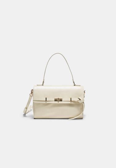 Medium belt crossbody bag — Ecru 2