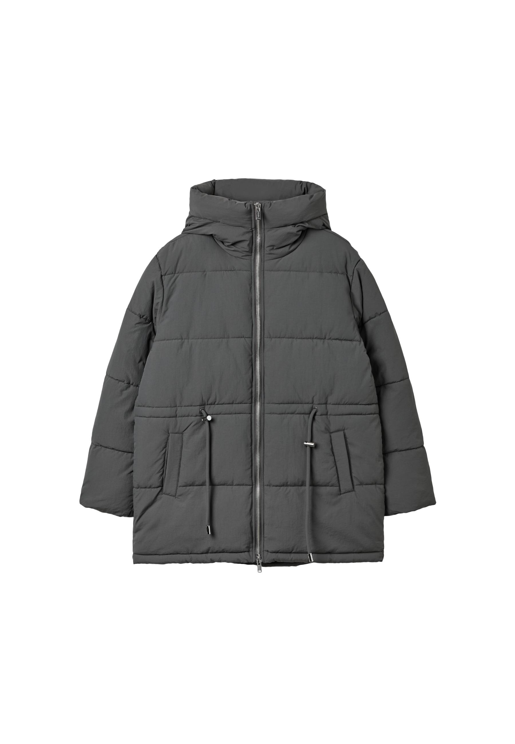 Stradivarius Kapitone kaban görsel 5