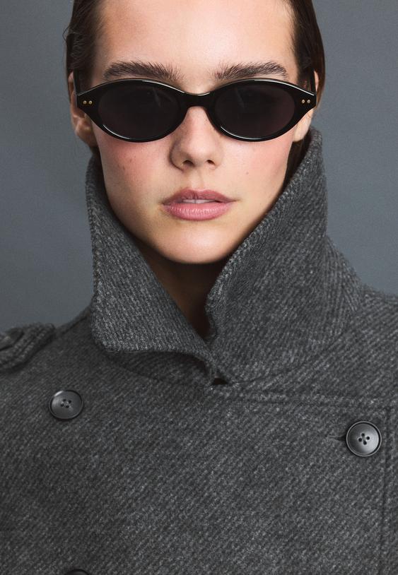 yumusak dokulu oversize trenckot