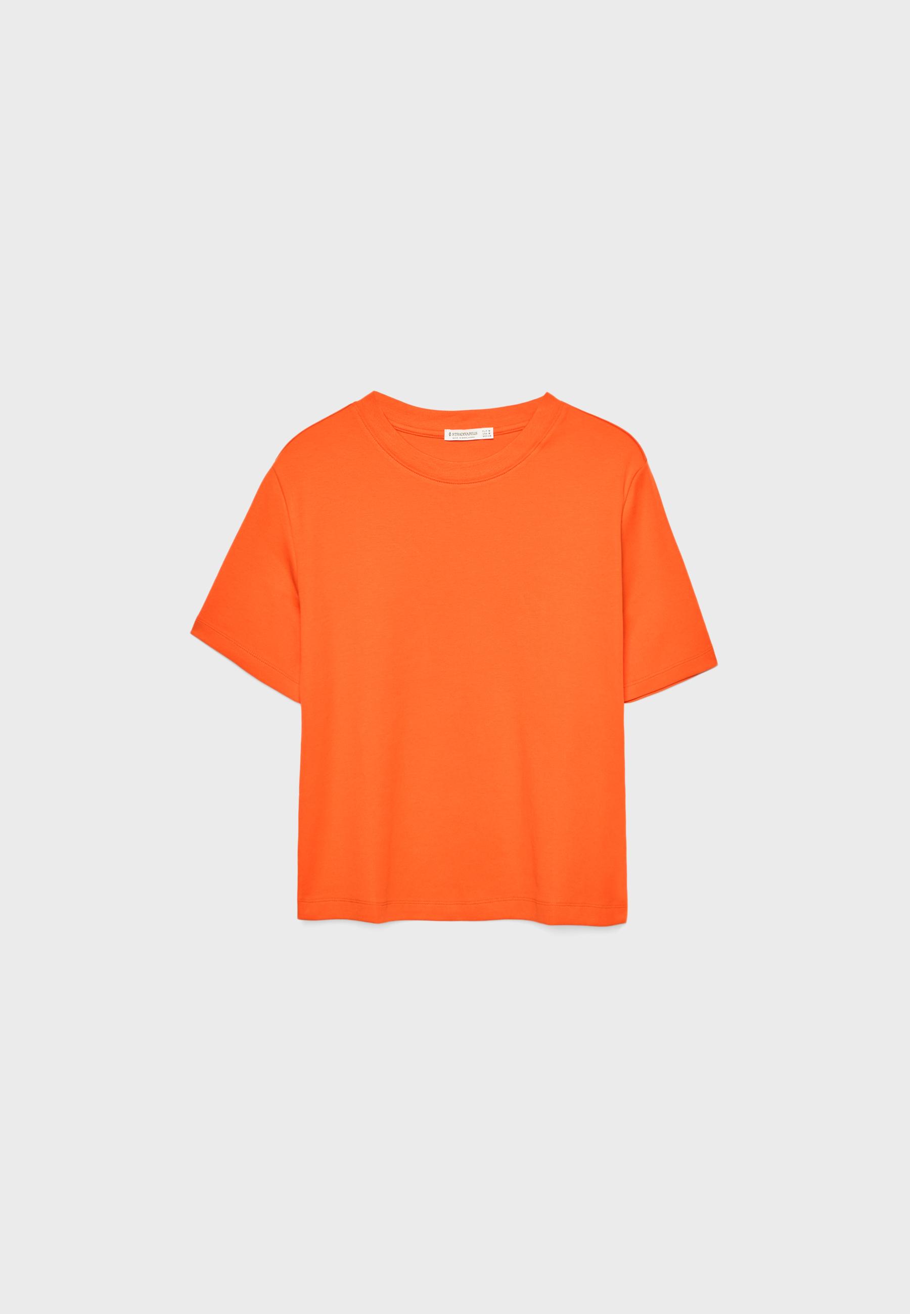B01 Heavyweight regular fit basic T-shirt — Orange
