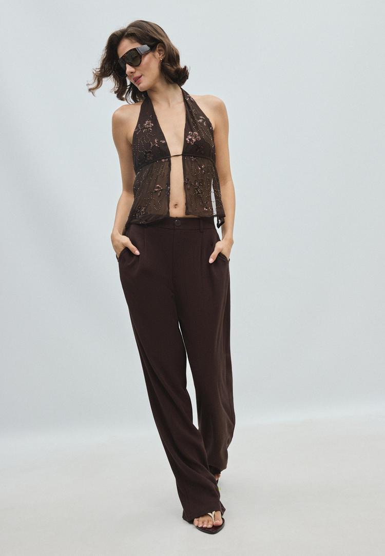 Stradivarius Lange Bukser I Hørlook 0-401 44