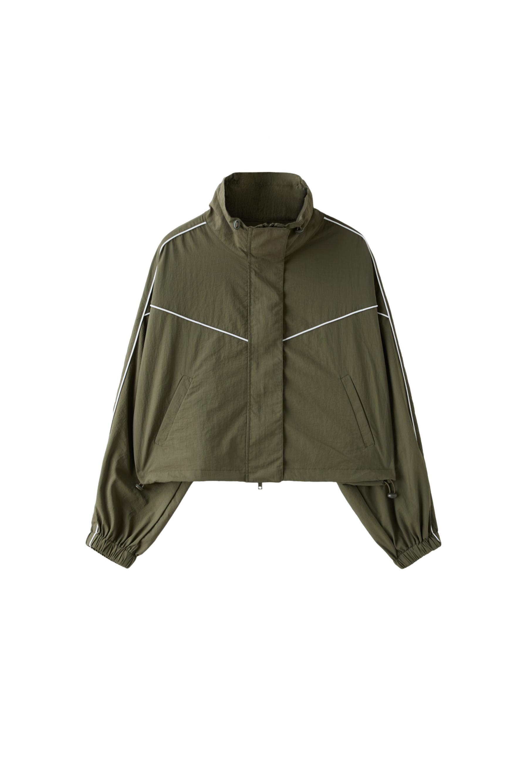 Technical windbreaker — Khaki