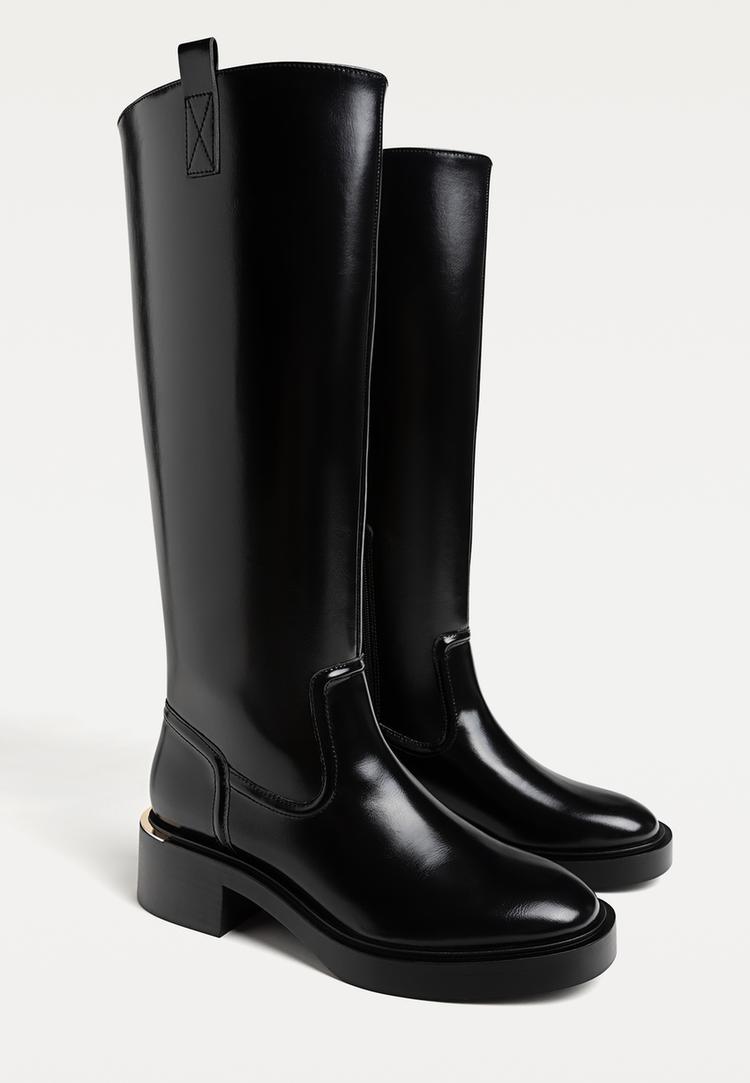 botas planas hipicas