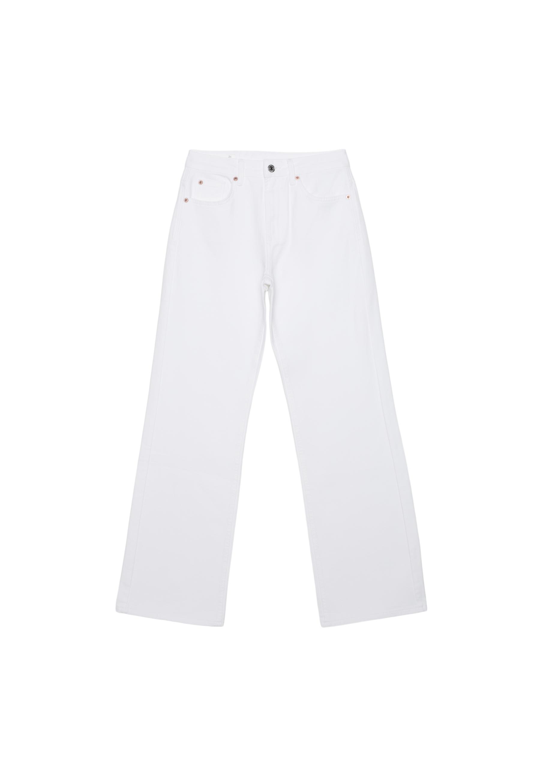 Stradivarius D92 straight geniş paça jean görsel 7