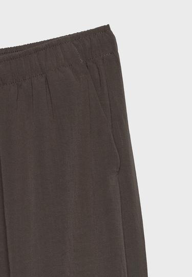 Flowing sarouel trousers — Brown 9