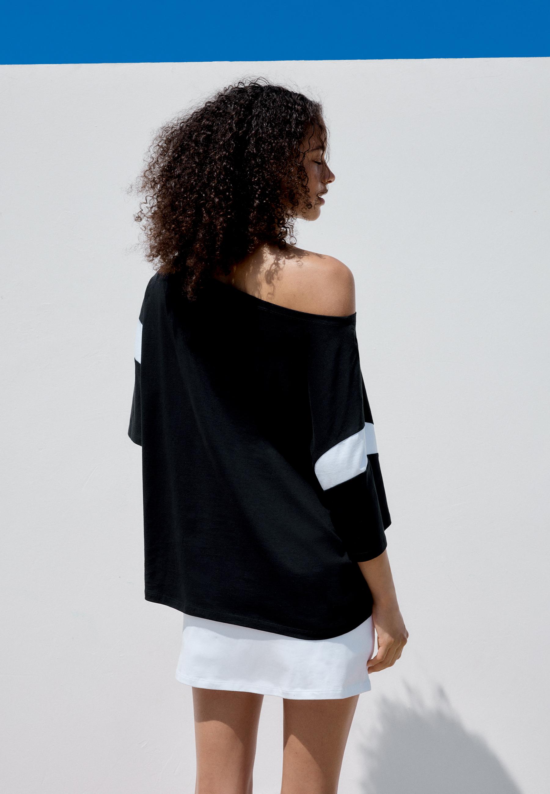 New York 64 short sleeve placement T-shirt — Black