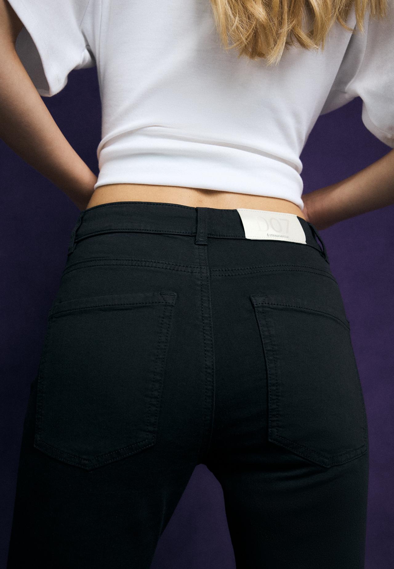 D07 High-waist skinny jeans — Black