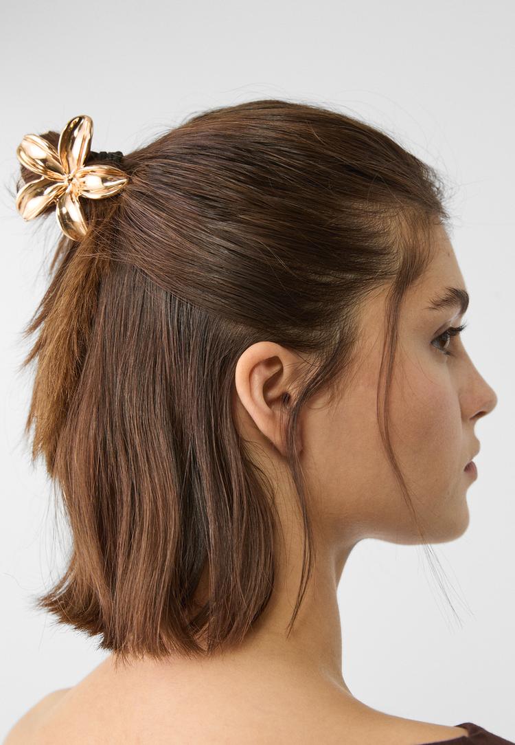 coletero maxi flor metalica