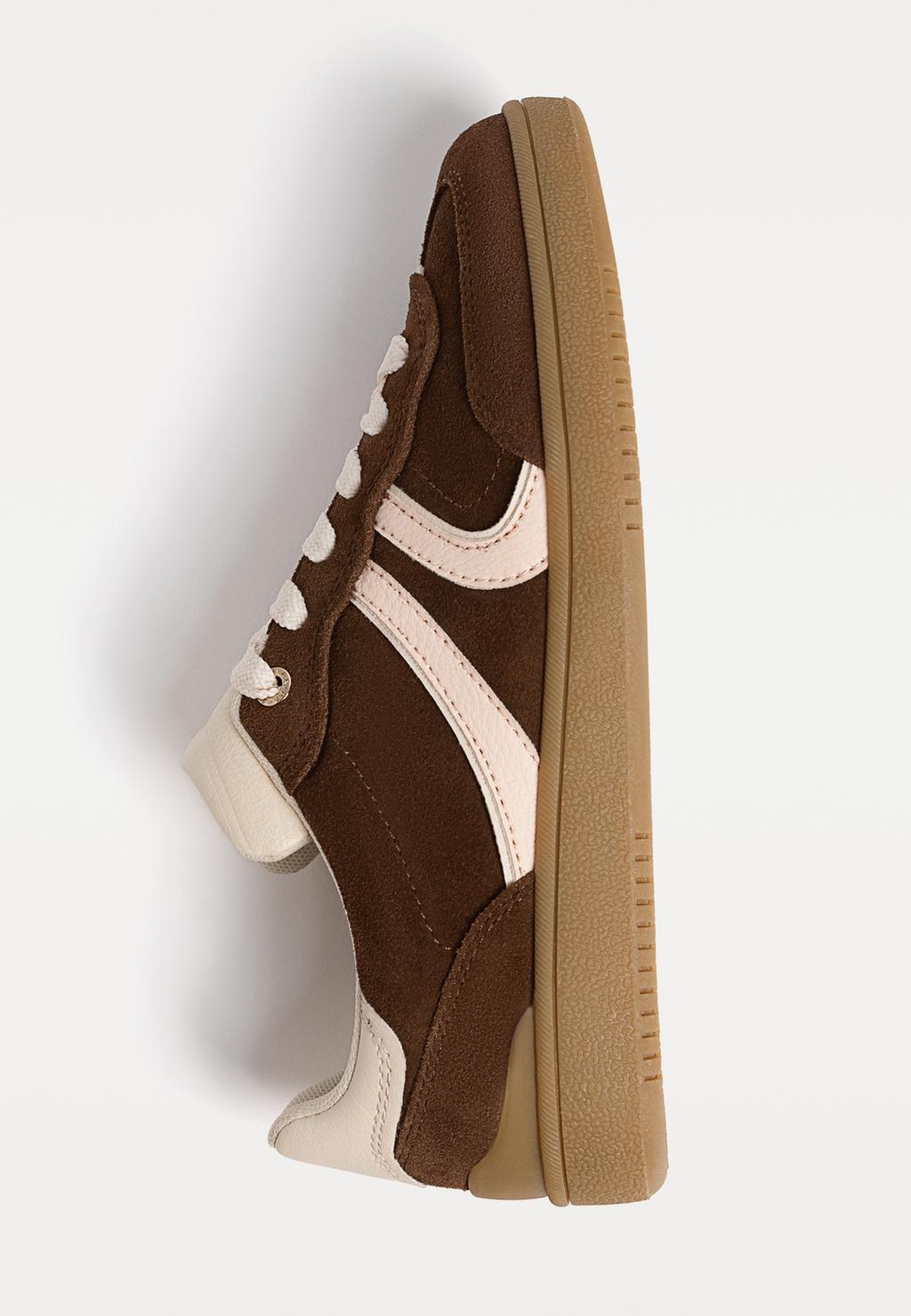Zapatillas casual piel