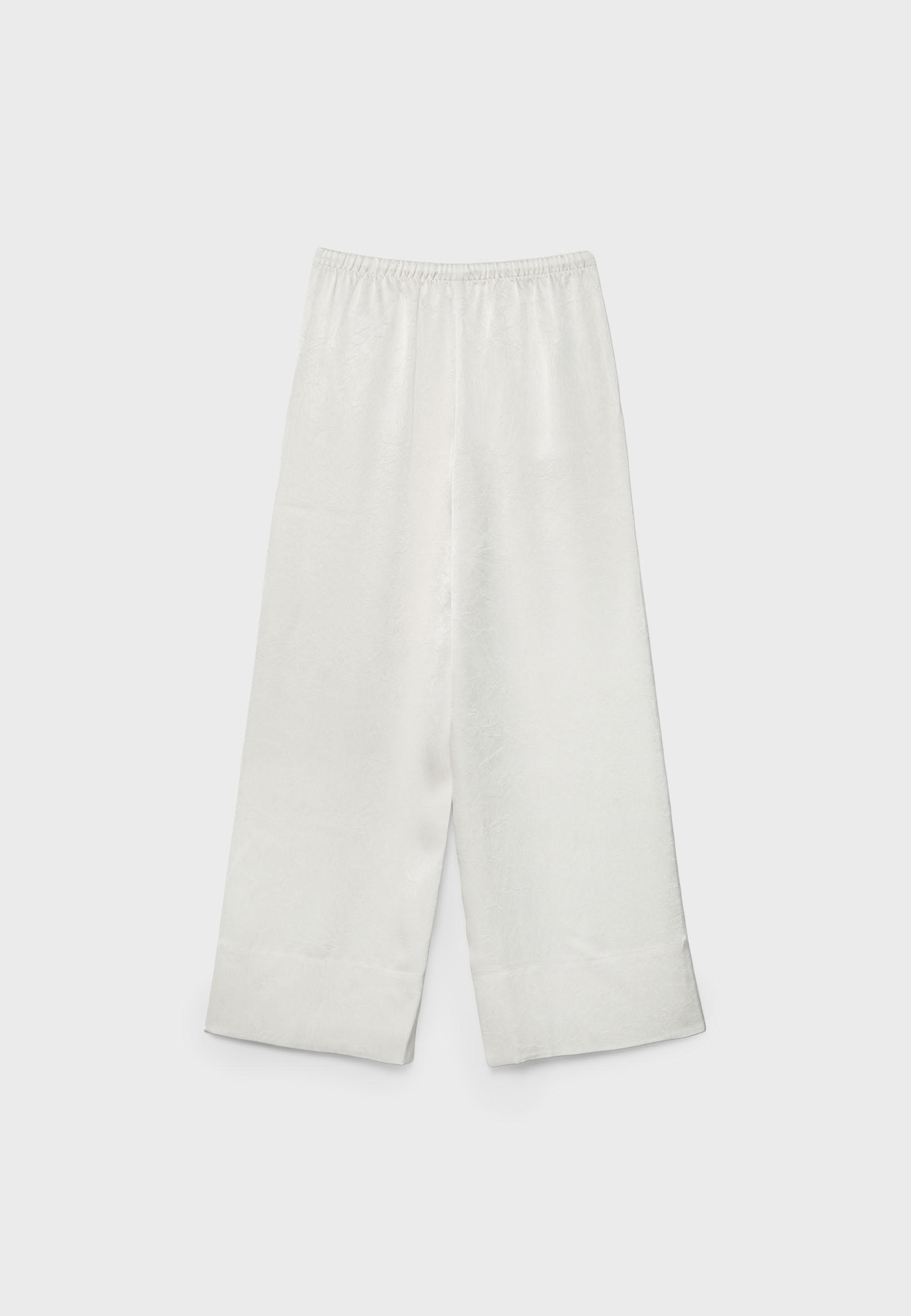 Smart flowing trousers with darts — Vanilla