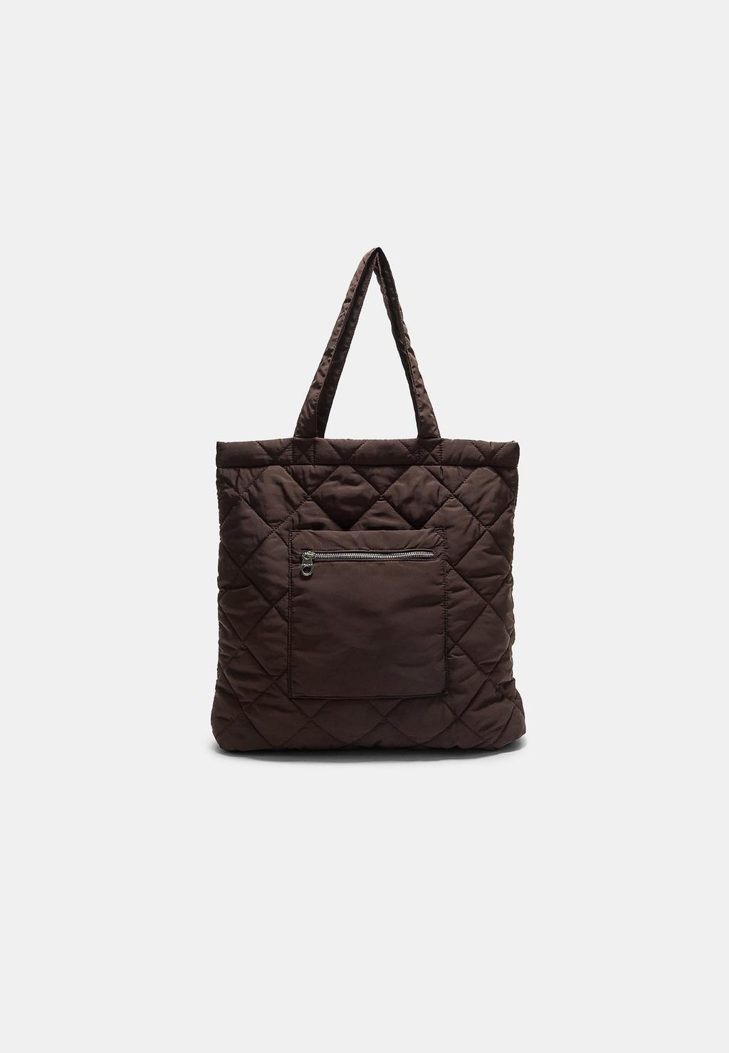 Reversible padded shopper bag