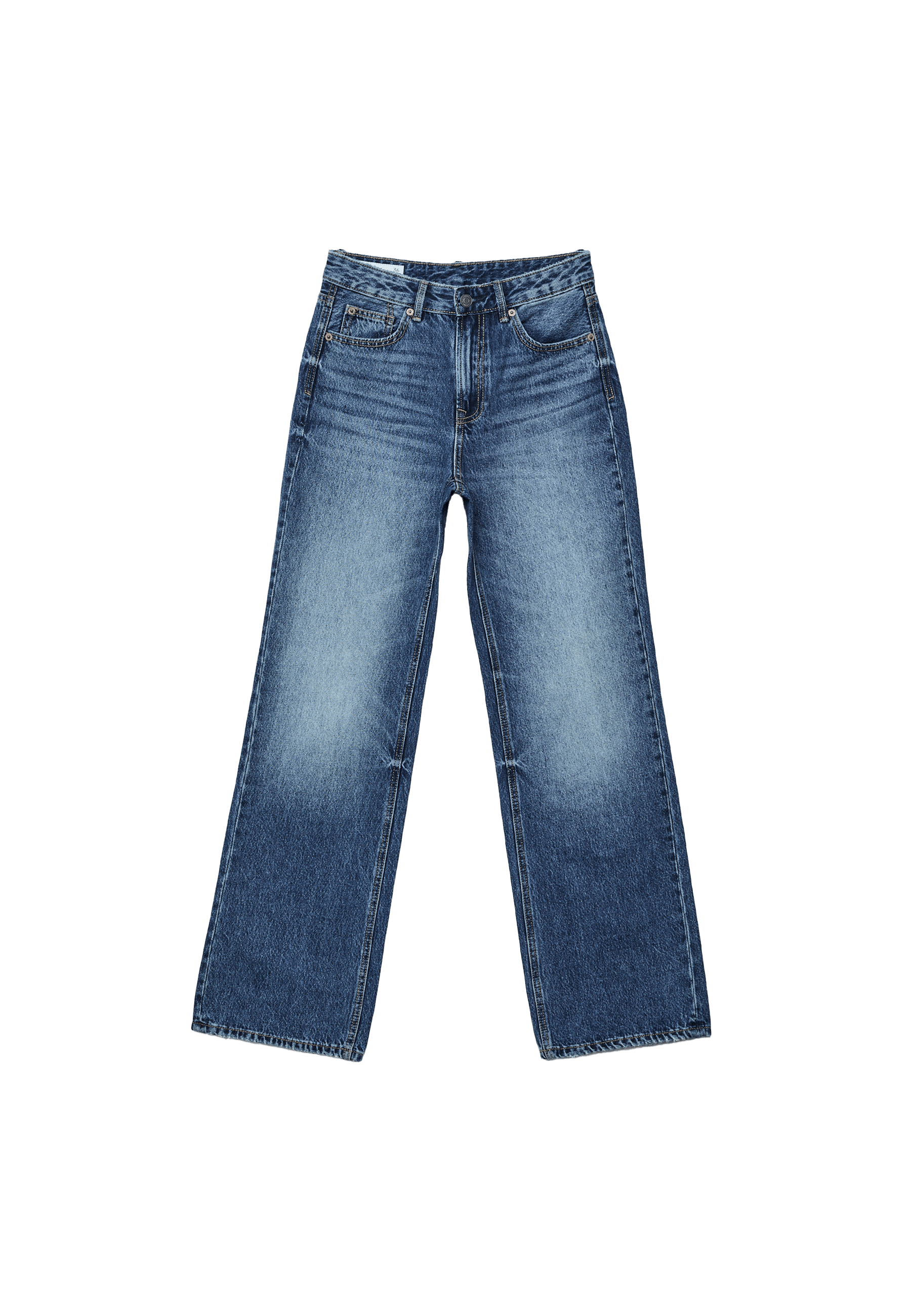 D92 straight fit geniş paça jean - Görsel 10