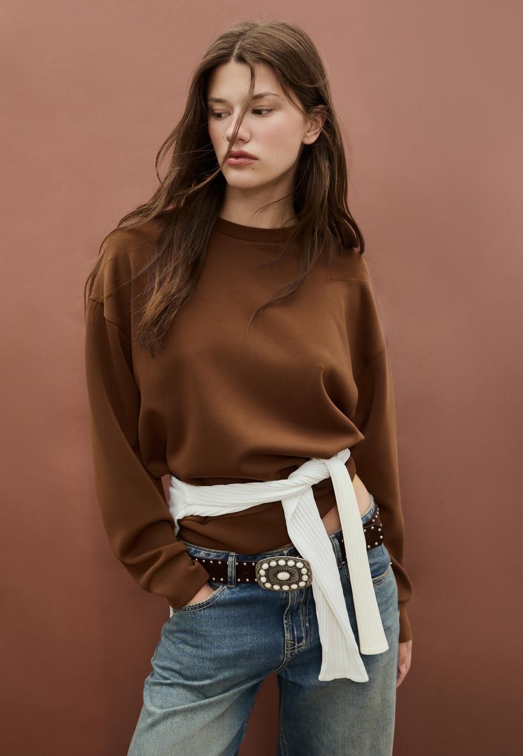 Sweat basique toucher doux