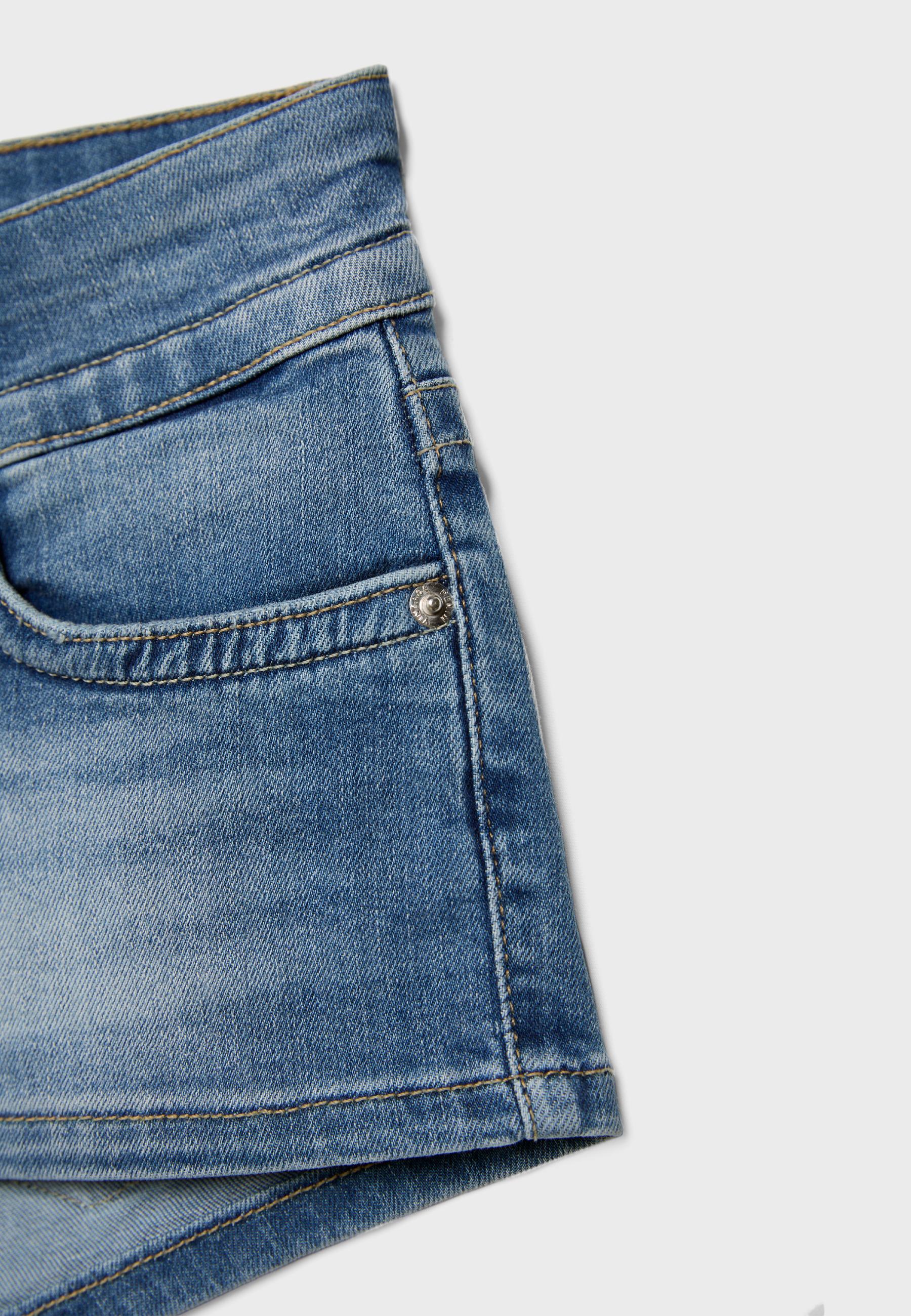 D76 Mikro denim şort - Görsel 10