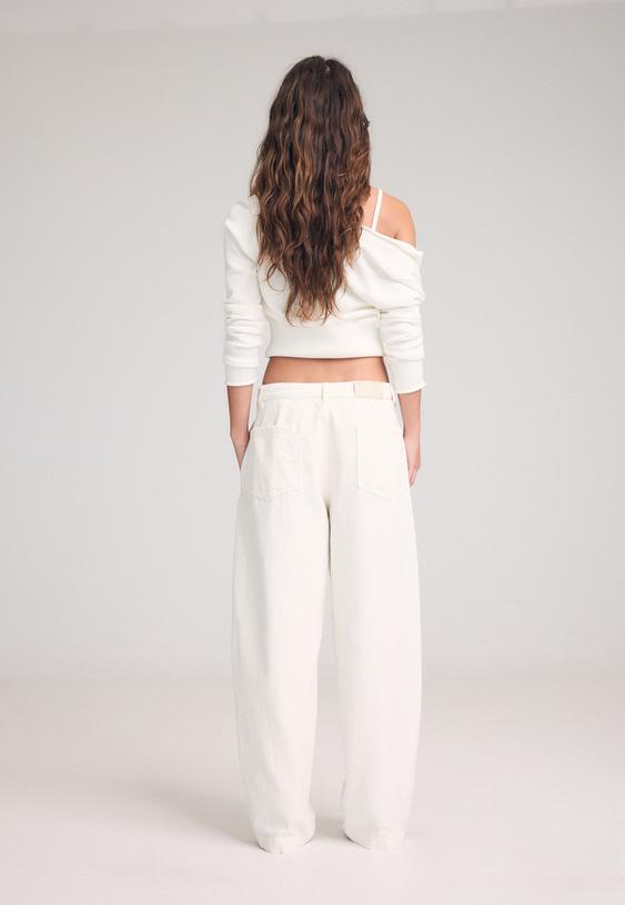 pantalon barrel 100 algodon