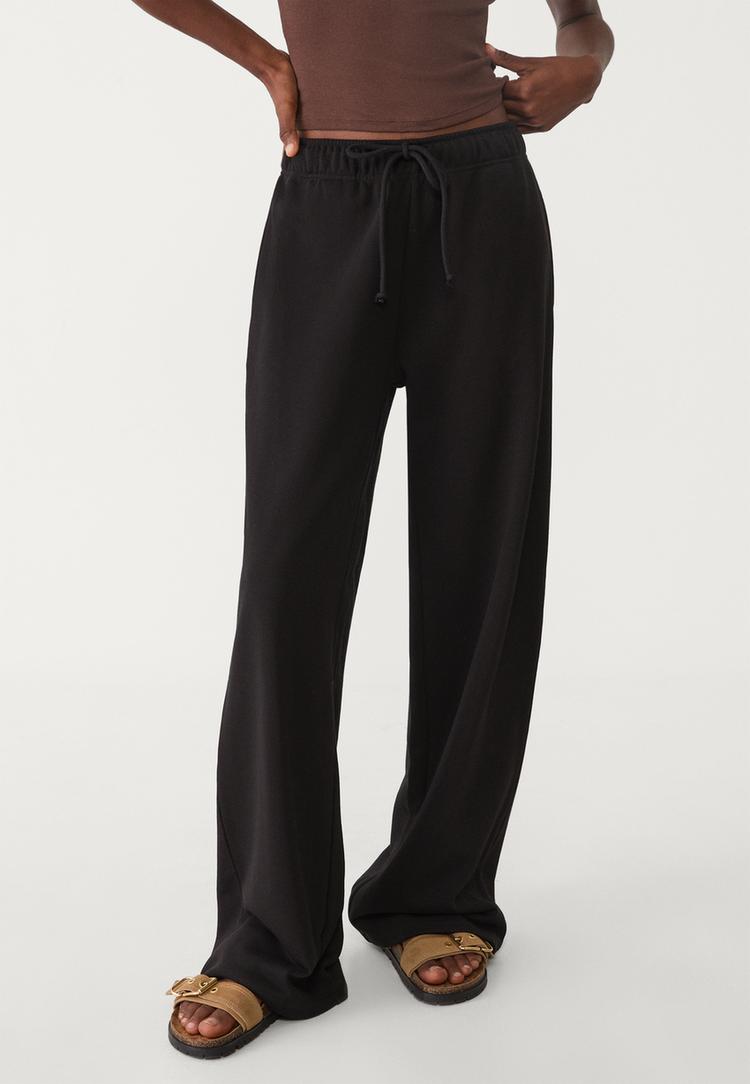 pantalon jogger wide leg