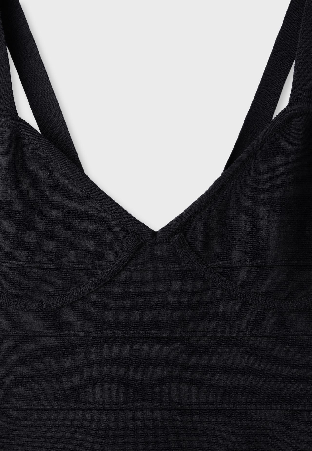 Bandage strappy dress — Black