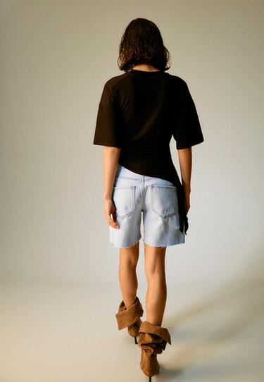 D93 Longline shorts — MEDIUM LIGHT BLUE DENIM 6