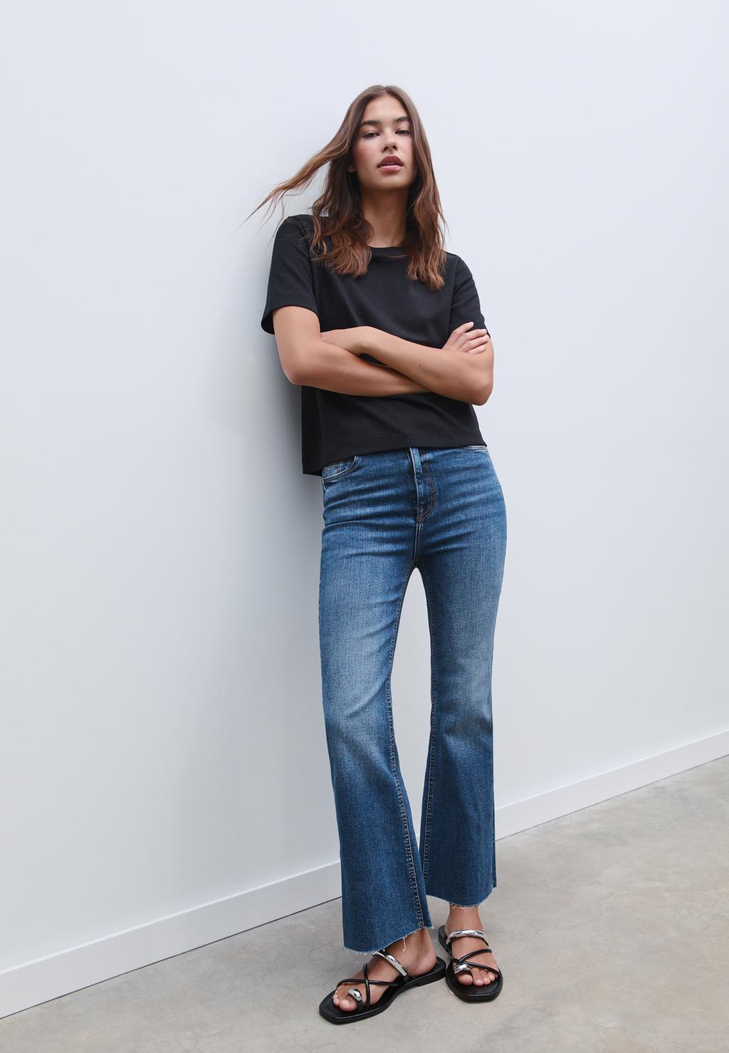 D78 Jeans cropped flare