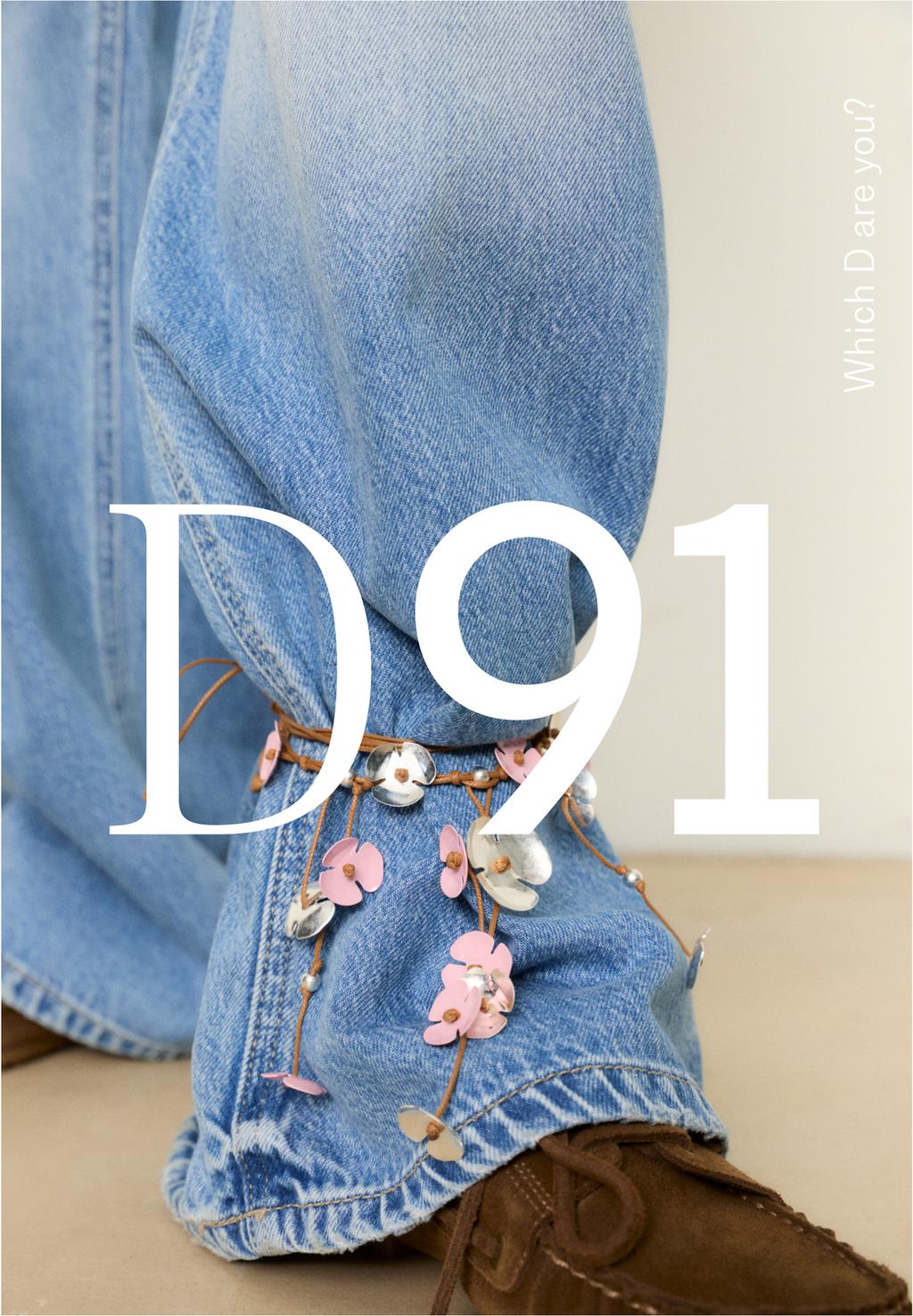 Jean D91 low wide leg