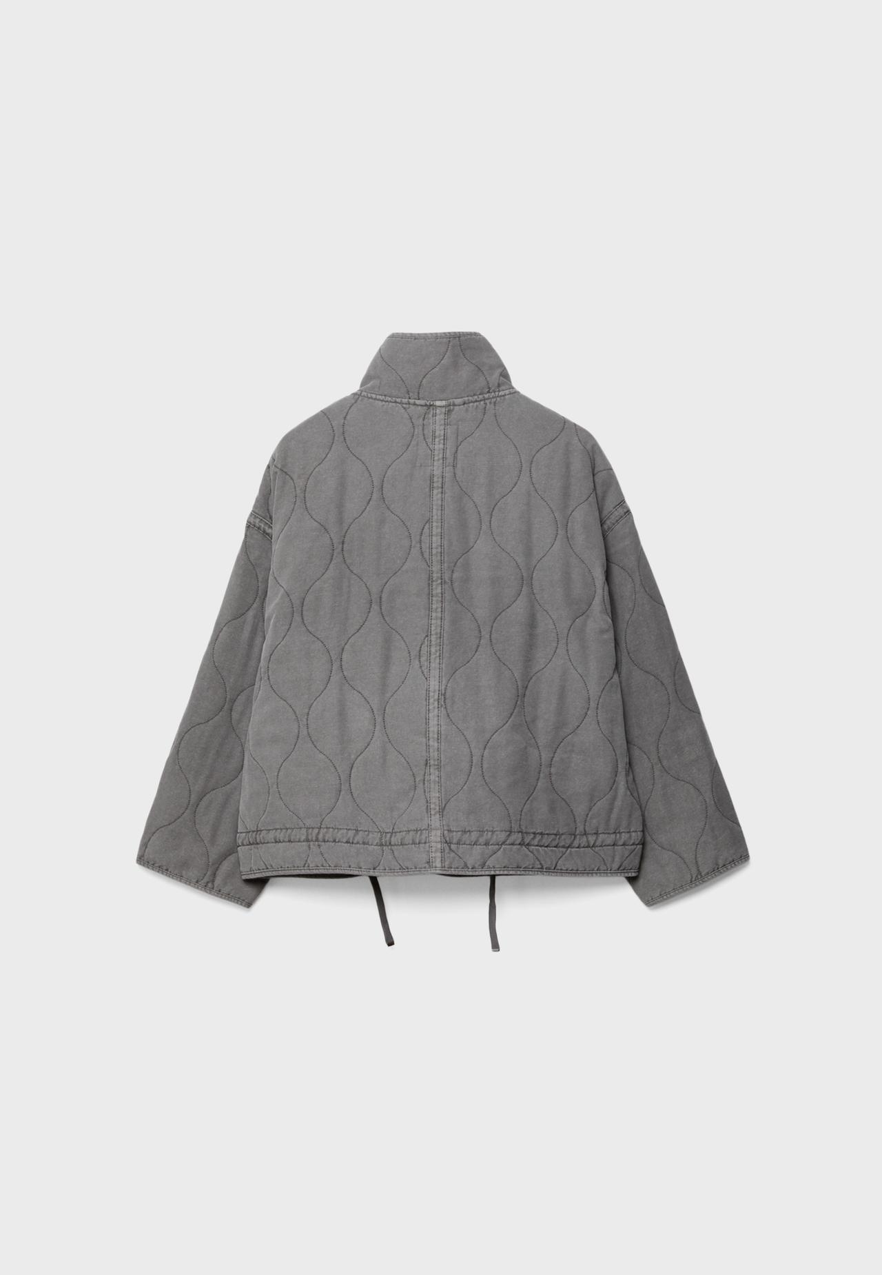 Puffer jacket — Dark grey