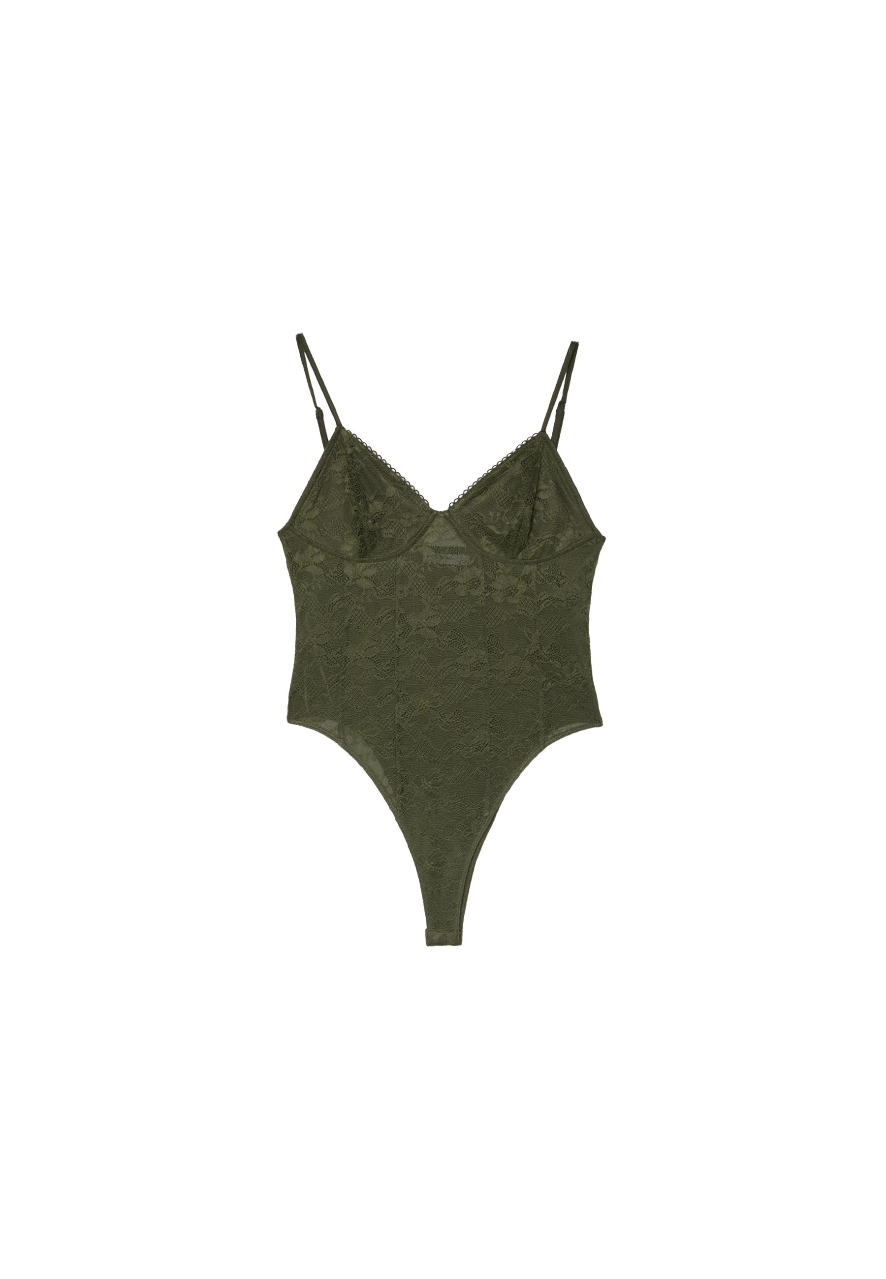 Dantelli askılı body - Görsel 9