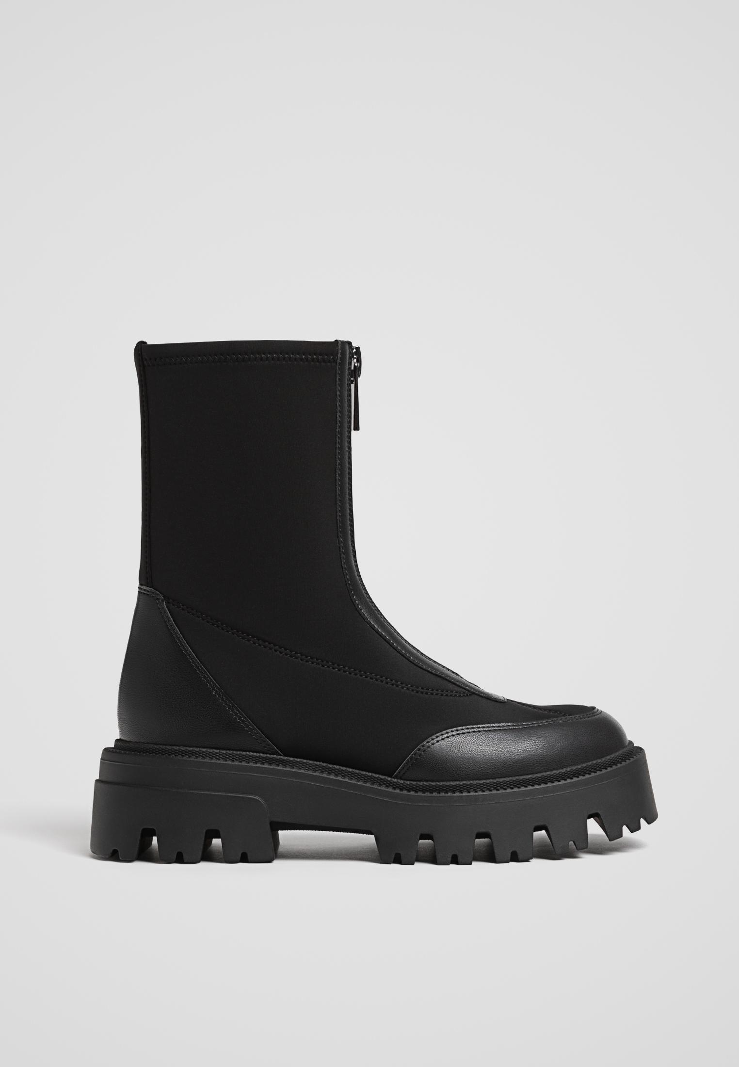 flat-ankle-boots-with-zip-women-s-fashion-stradivarius-worldwide