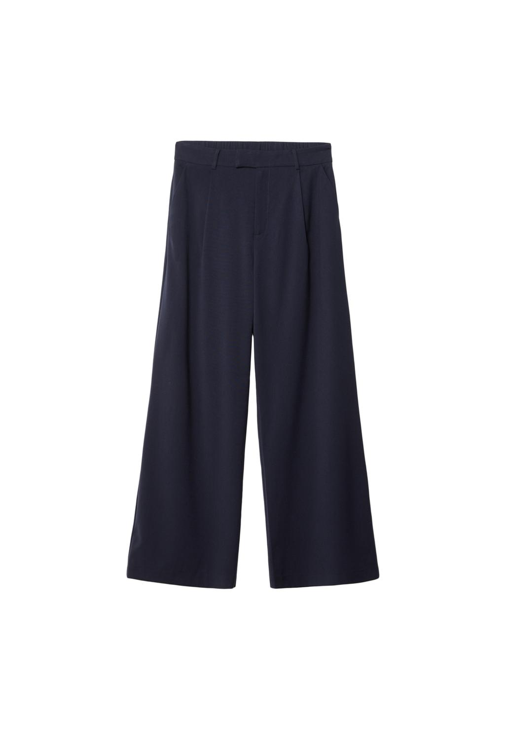 Pantalon de ville wide leg