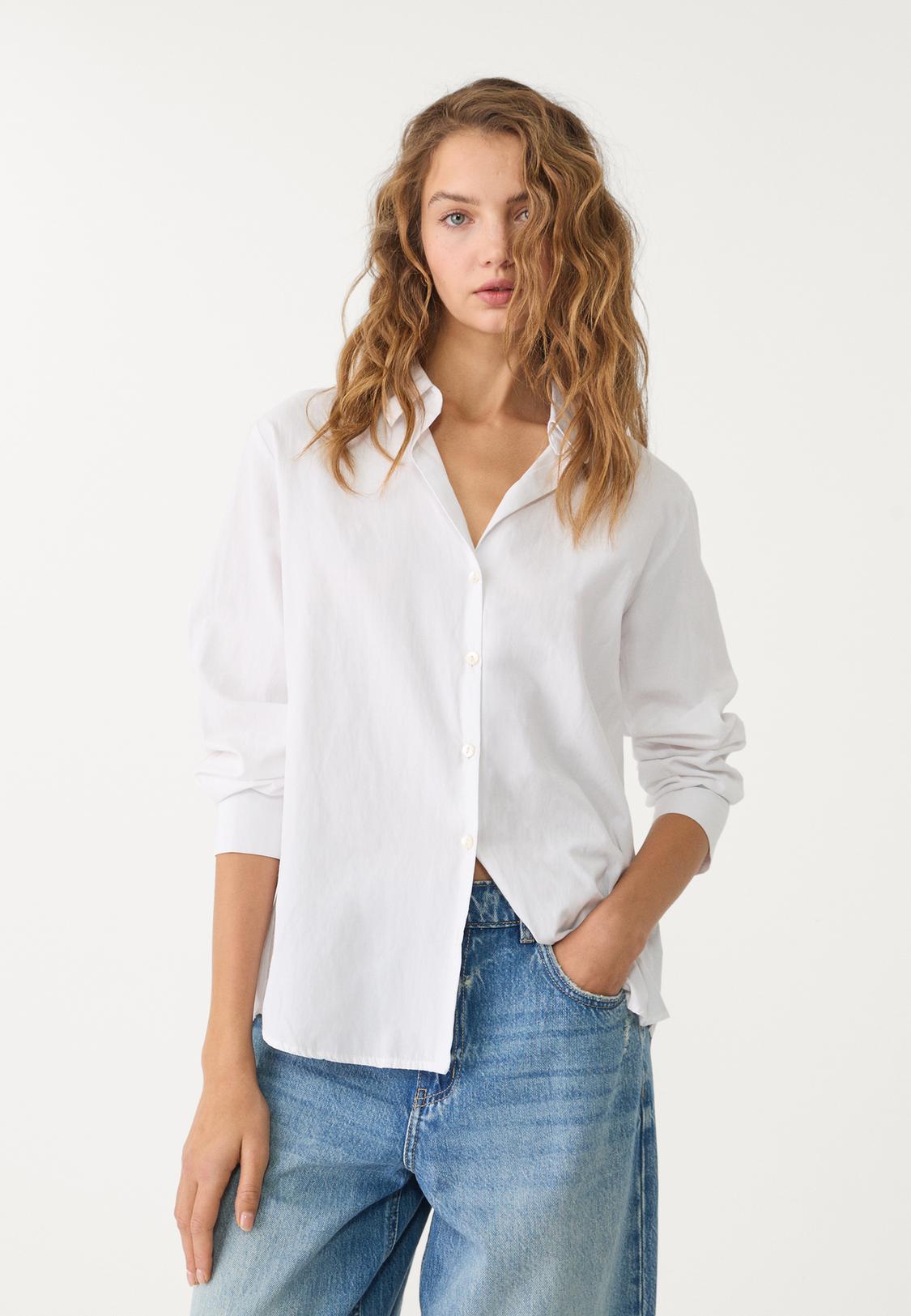 Blusa Boho Blusas Stradivarius Rebajas Jeans Blusa Fluida