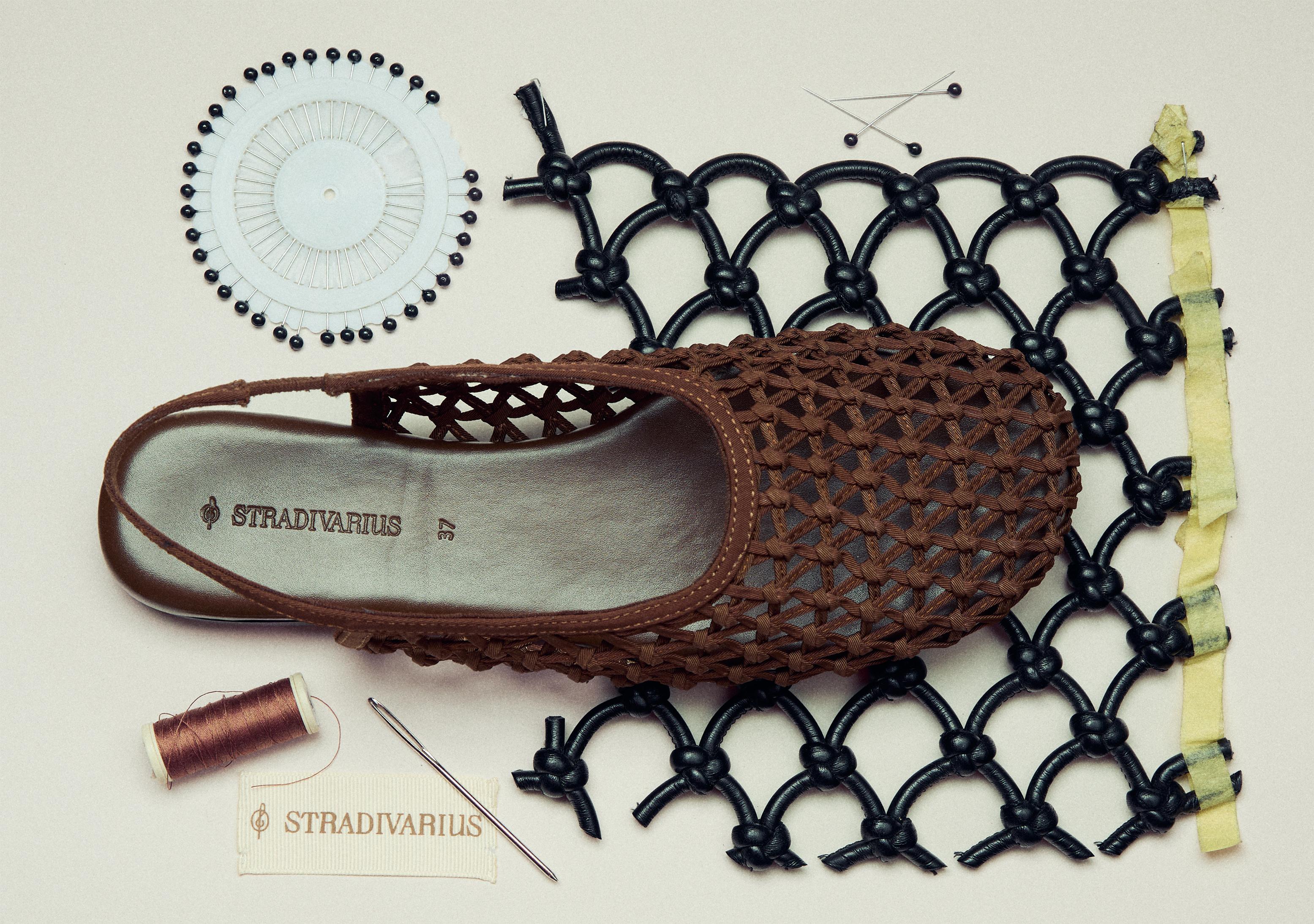 Open-back mesh babouches — BROWN