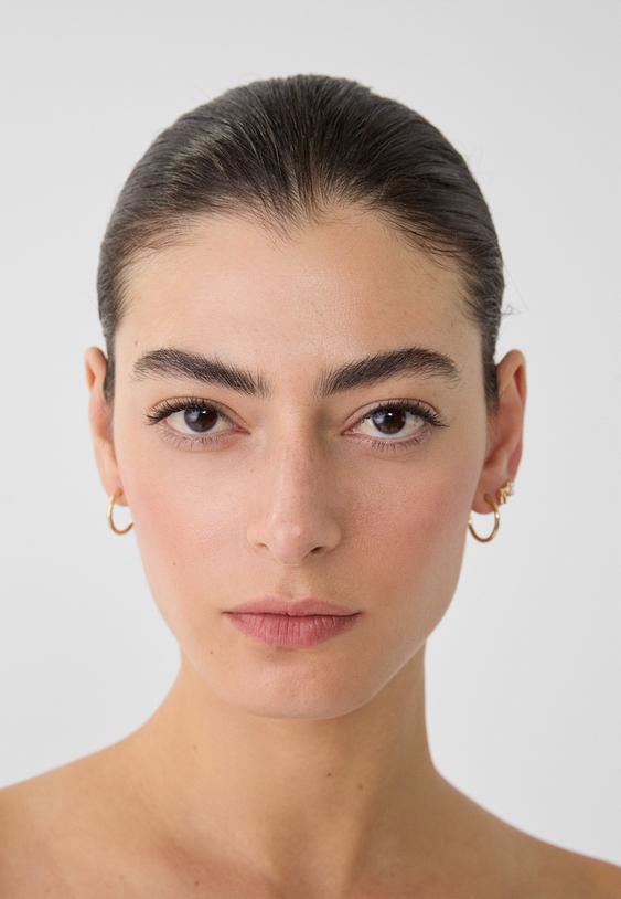 set 9 pendientes flor