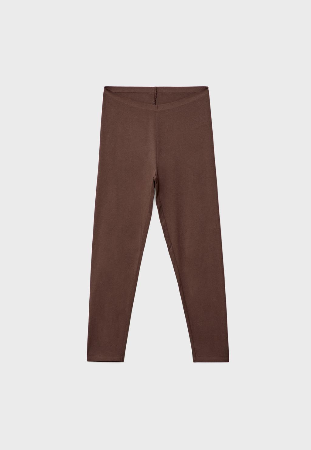 Baumwollleggings mit unsichtbarer Naht