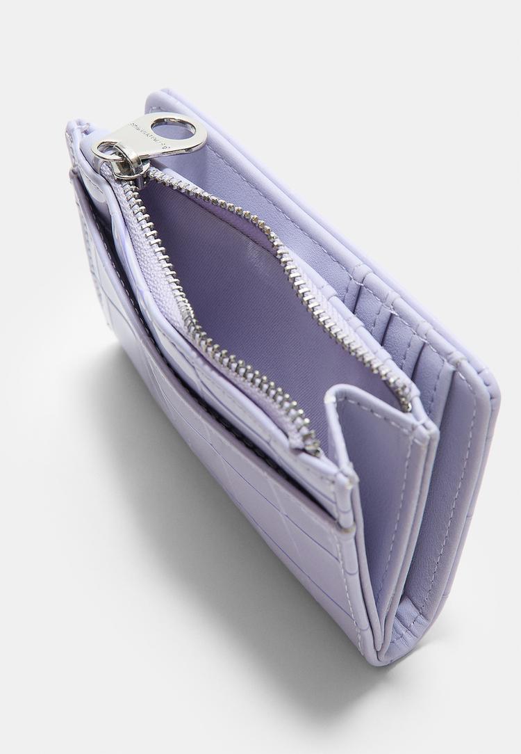 monedero tarjetero efecto coco