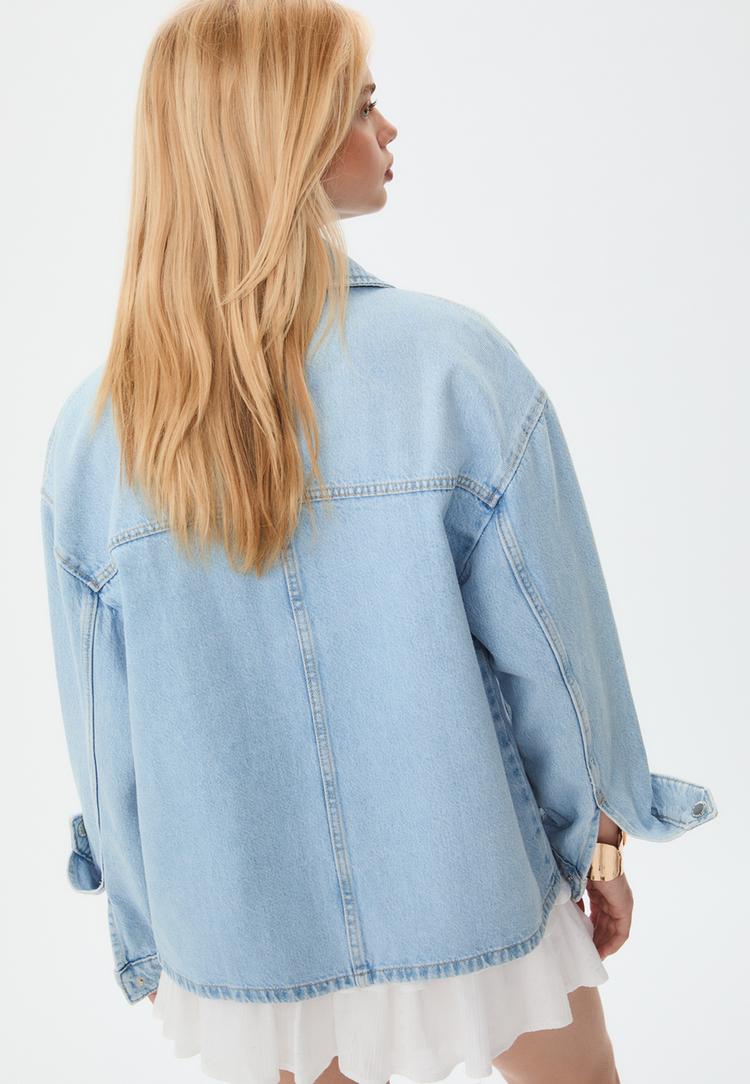 cepli denim ceket