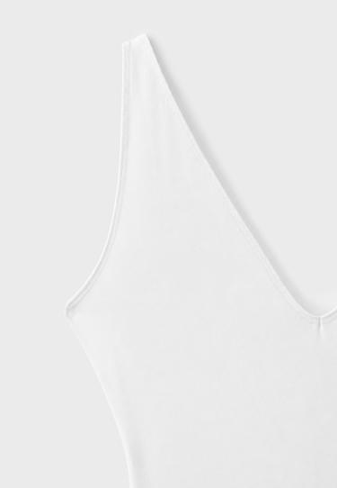 V-neck bodysuit — White 9