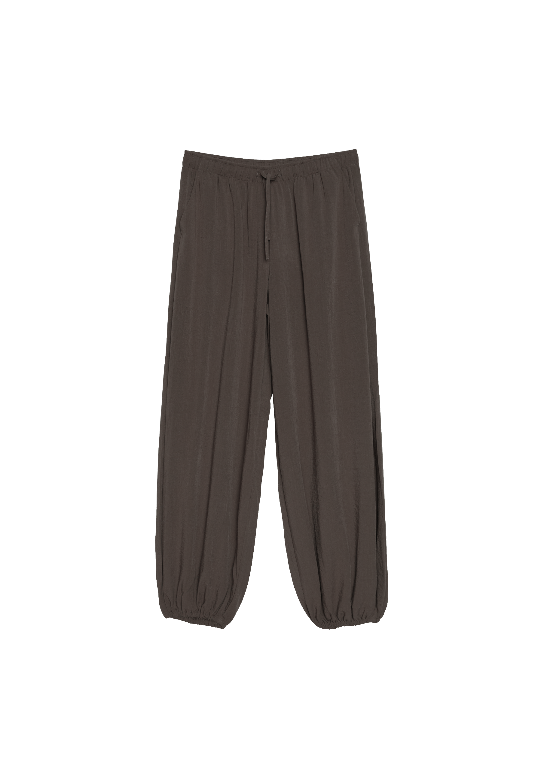 Flowy sarouel trousers — Brown
