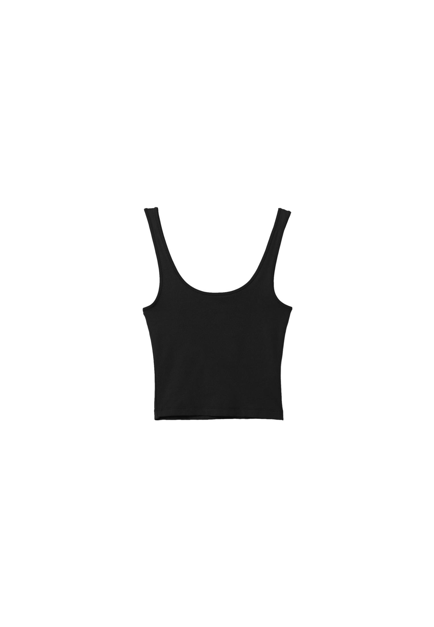 Polyamide T-shirt — Black