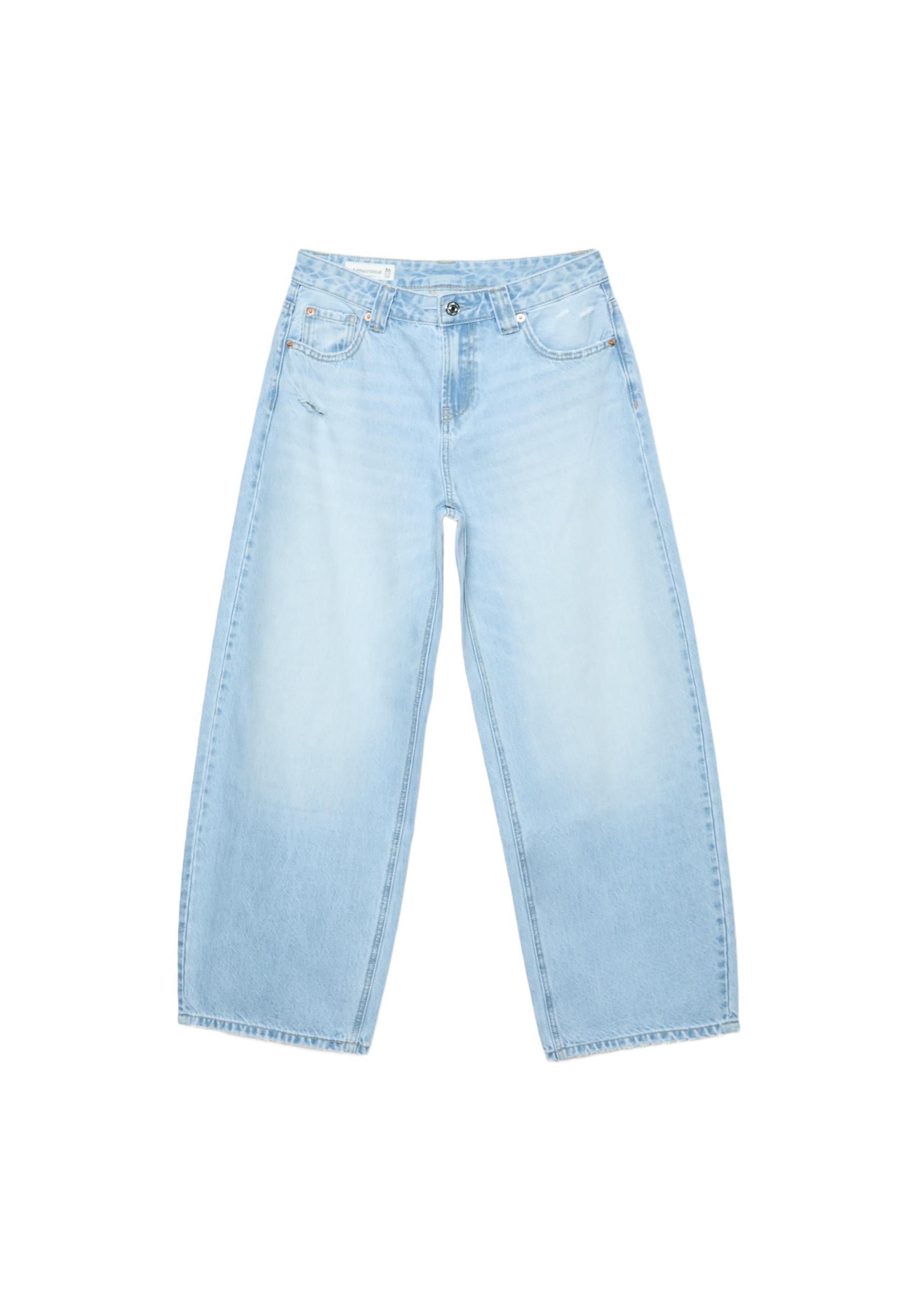 D80 Barrel fit jeans — MEDIUM LIGHT BLUE DENIM