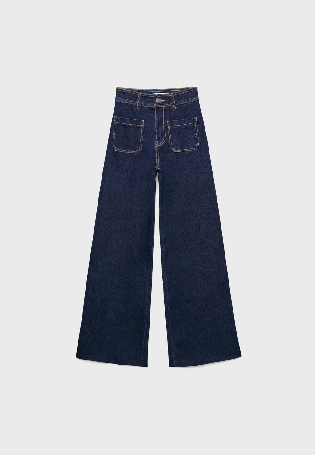 Jeans straight fit bolsillos
