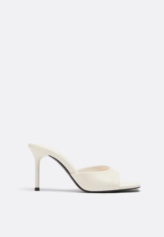 sandalias tacon mule