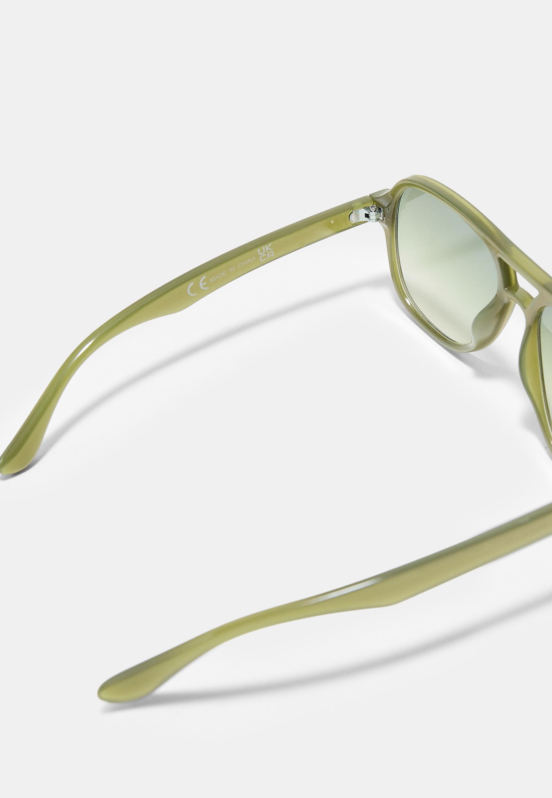 Double-bridge sunglasses — Khaki
