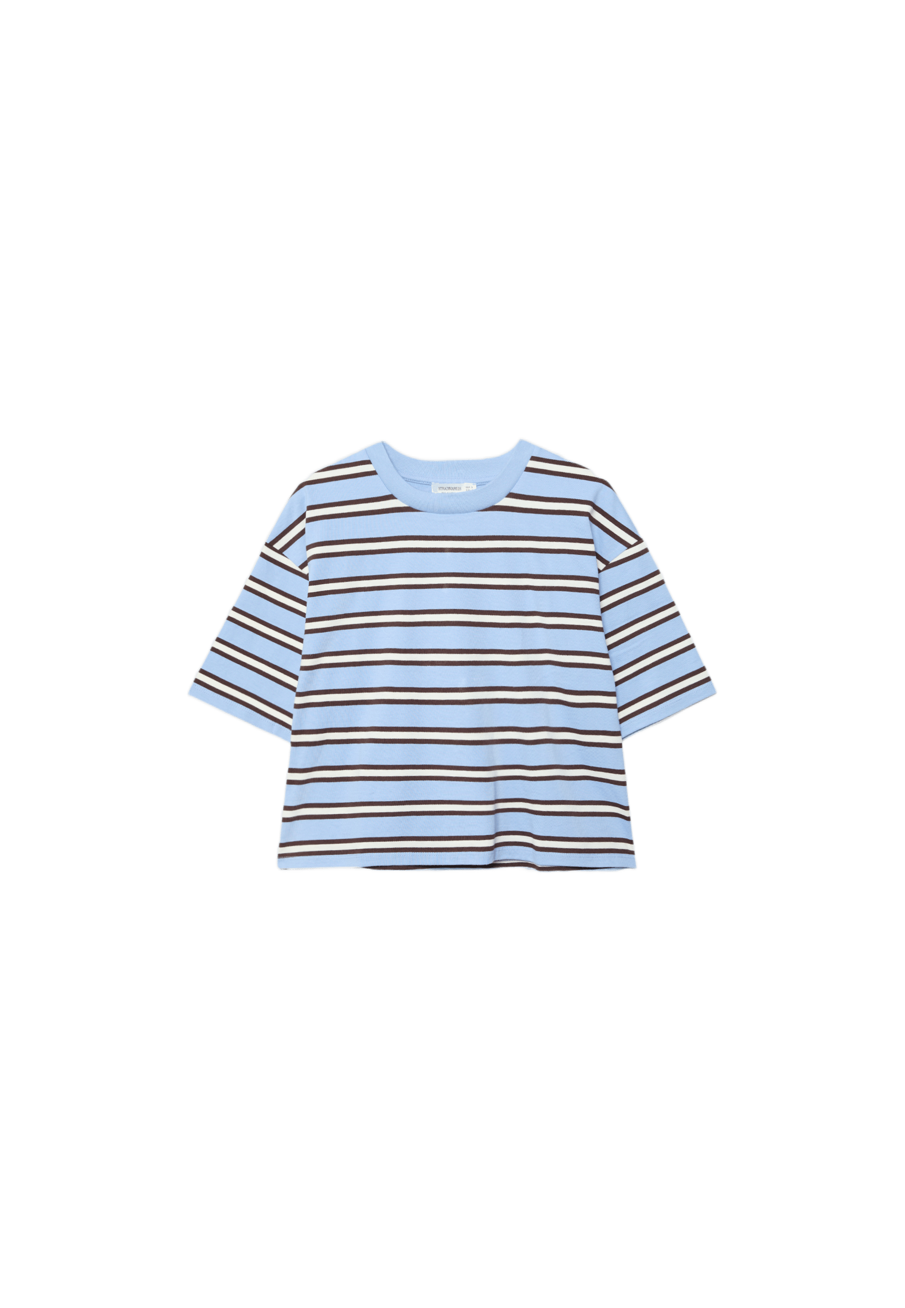 Çizgili kısa kollu t-shirt - Görsel 9