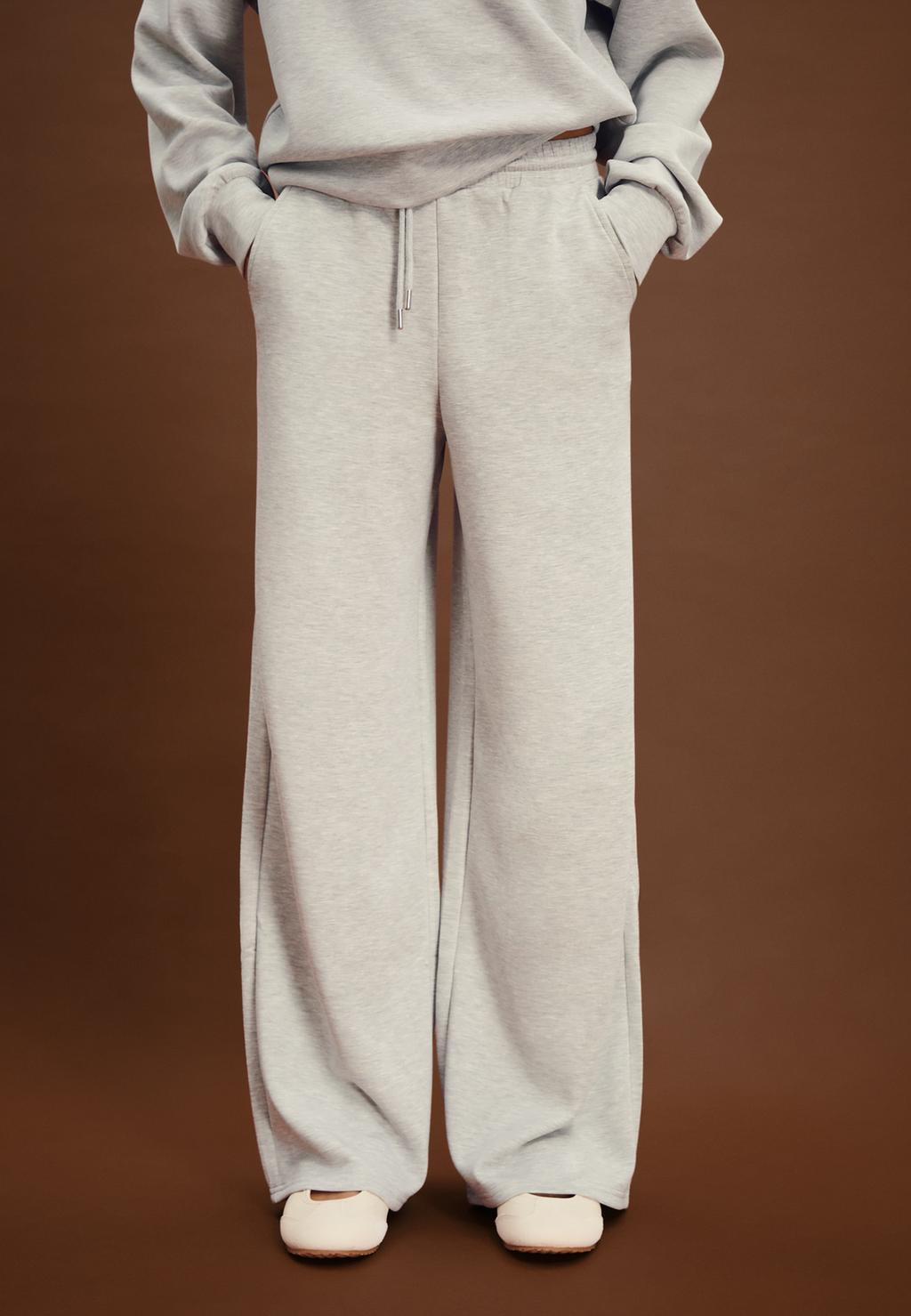 Pantalón palazzo tacto suave
