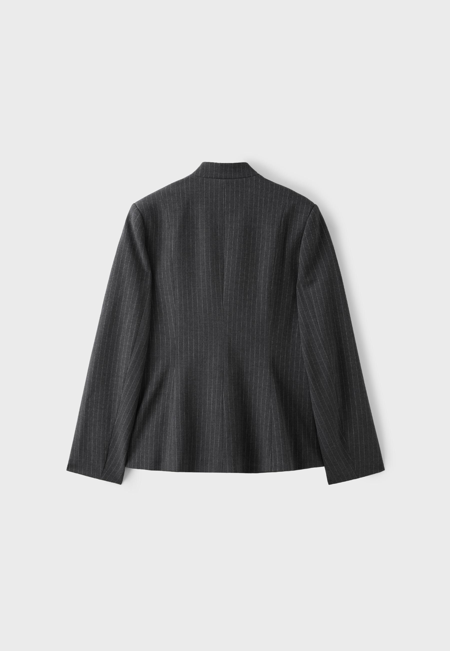 Stradivarius Asimetrik çok düğmeli blazer görsel 3