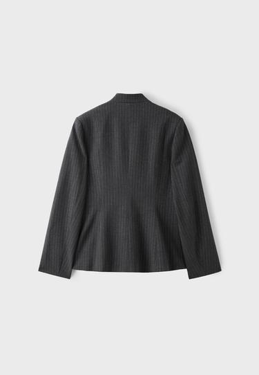 Asymmetric multi-button blazer — Dark grey 8