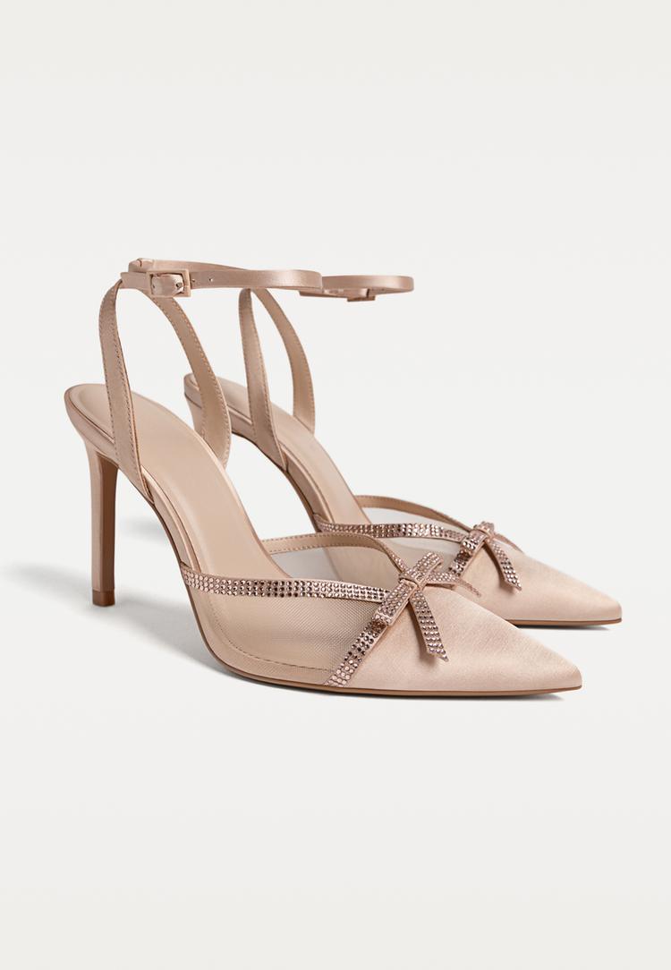 zapatos de tacon brillos