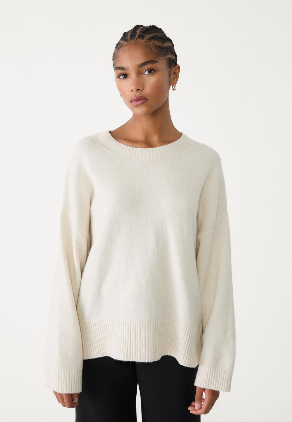 Soft-touch knit sweater