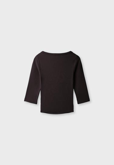 Henley T-shirt — Brown 8